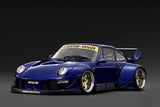 (Pre-Order) 1:18 RWB 993 (Porsche 911) -- Blue Metallic -- Ignition Model IG4155