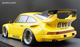 (Pre-Order) 1:18 RWB 930 (Porsche 911) -- "Hinata" Yellow -- Ignition Model IG3621