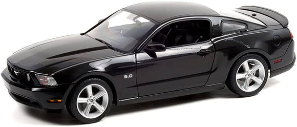 1:18 Drive -- 2011 Ford Mustang GT 5.0 -- Black -- Greenlight