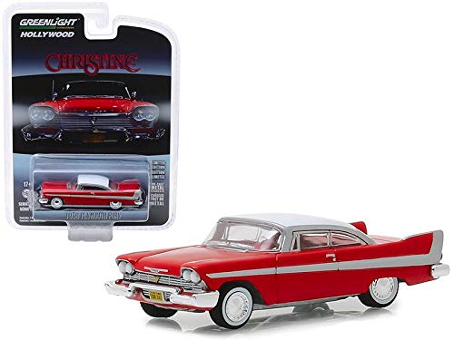 1:64 Christine -- 1958 Plymouth Fury - Red -- Greenlight 44830