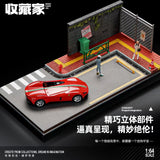 1:64 Diorama – Street View Pedestrian Parking Space Miniature Scene -- SCJ 82007