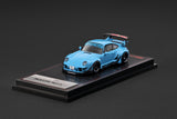 (Pre-Order) 1:64 RWB 993 (Porsche 911) -- "Rauh Passion" Light Blue -- Ignition Model IG4211