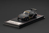 (Pre-Order) 1:64 RWB 993 (Porsche 911) -- "Oba Bone" Matte Black -- Ignition Model IG4212