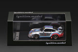 (Pre-Order) 1:64 RWB 993 (Porsche 911) -- Martini Silver -- Ignition Model IG4213