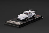 (Pre-Order) 1:64 RWB 993 (Porsche 911) -- "Army Girl" White Metallic -- Ignition Model IG4216