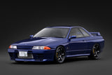 (Pre-Order) 1:18 Nissan Skyline R32 GTR S&S Limited Version -- Blue Metallic -- Ignition Model IG4241