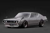 (Pre-Order) 1:18 Nissan Skyline 2000 GTR (KPGC110) w/Engine -- Silver -- Ignition Model IG4254