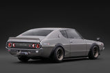 (Pre-Order) 1:18 Nissan Skyline 2000 GTR (KPGC110) w/Engine -- Silver -- Ignition Model IG4254
