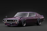 (Pre-Order) 1:18 Nissan Skyline 2000 GTR (KPGC110) -- Purple Metallic -- Ignition Model IG4258