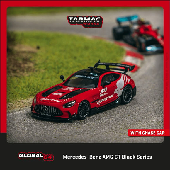 (Pre-Order) 1:64 2023 Formula 1 Safety Car -- Mercedes-AMG GT Black Series -- Tarmac Works