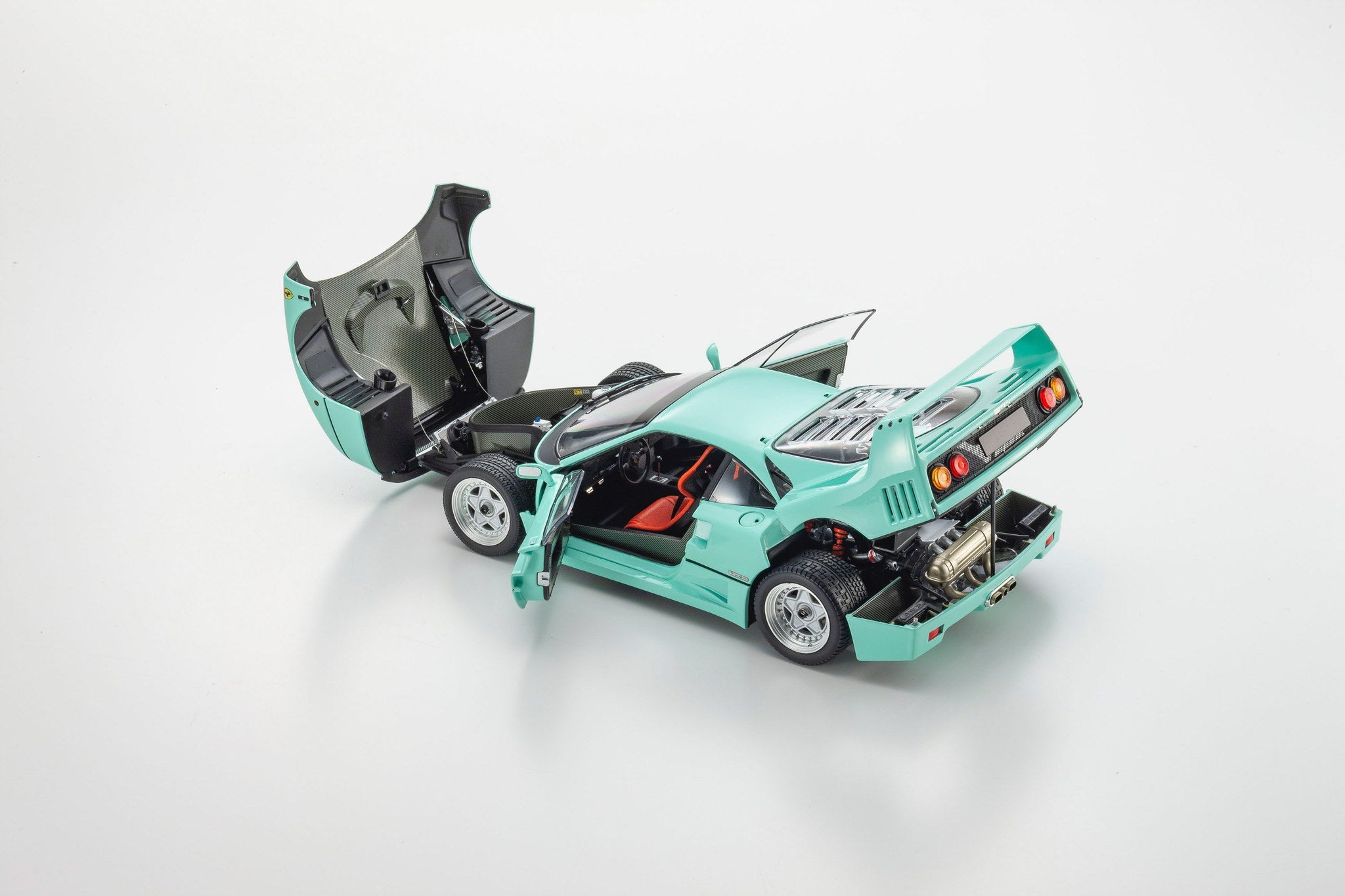 Pre-Order) 1:18 1987 Ferrari F40 -- Mint Green -- Kyosho KS08416MG