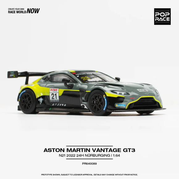 1:64 2022 24h Nürburgring -- #21 Aston Martin Vantage GT3 -- Pop Race