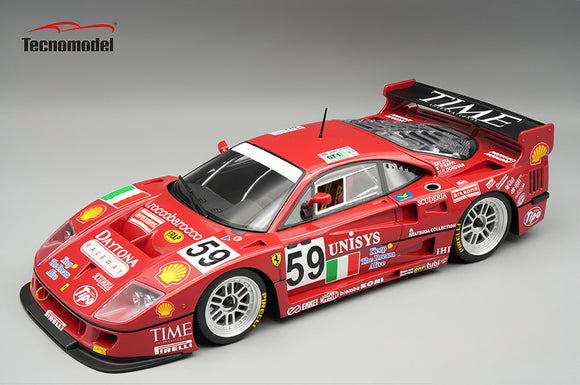 (Pre-Order) 1:18 1996 Le Mans 24h -- #59 Ferrari F40 LM -- Tecnomodel