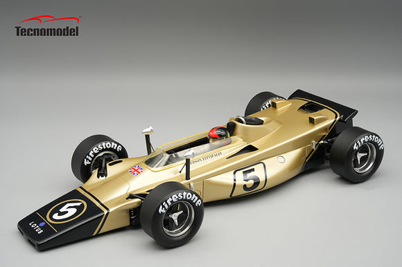(Pre-Order) 1:18 1971 Emerson Fittipaldi -- Italian GP -- #5 Lotus 56B -- Tecnomodel F1