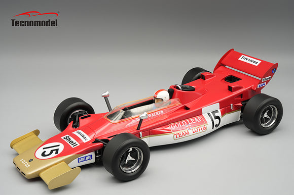 (Pre-Order) 1:18 1971 Dave Walker -- Olanda GP -- #15 Lotus 56B -- Tecnomodel F1