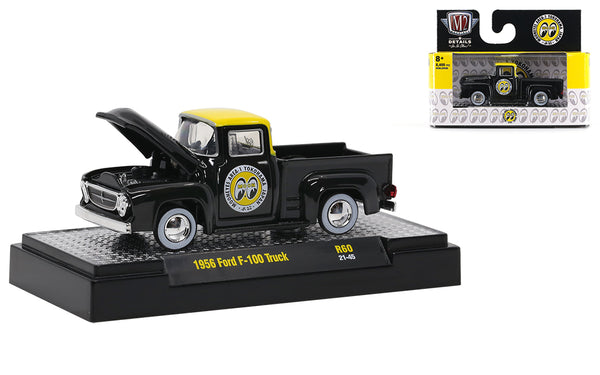 1:64 1956 Ford F-100 Truck -- Mooneyes Black -- M2 Machines