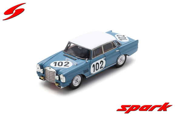 1:43 1964 Spa 24h Winner -- #102 Mercedes-Benz 300 SE -- Spark