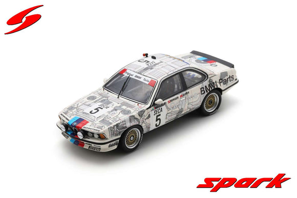 (Pre-Order) 1:43 1985 Spa 24h Winner -- #5 BMW 635 CSi -- Spark