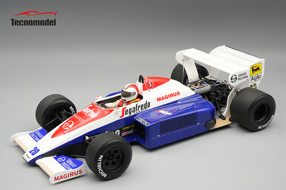 (Pre-Order) 1:18 1984 Johnny Cecotto -- USA GP -- #20 Toleman TG 184 -- Tecnomodel F1