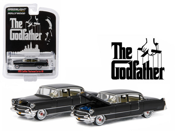 1:64 The Godfather -- 1955 Cadillac Fleetwood Series 60 -- Greenlight