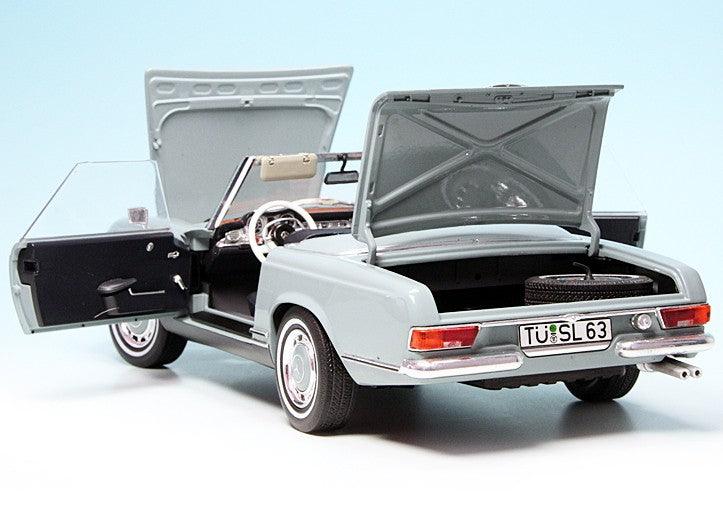 1:18 Mercedes-Benz 280SL Pagoda Spider (W113) 1963 -- Grey -- Schuco