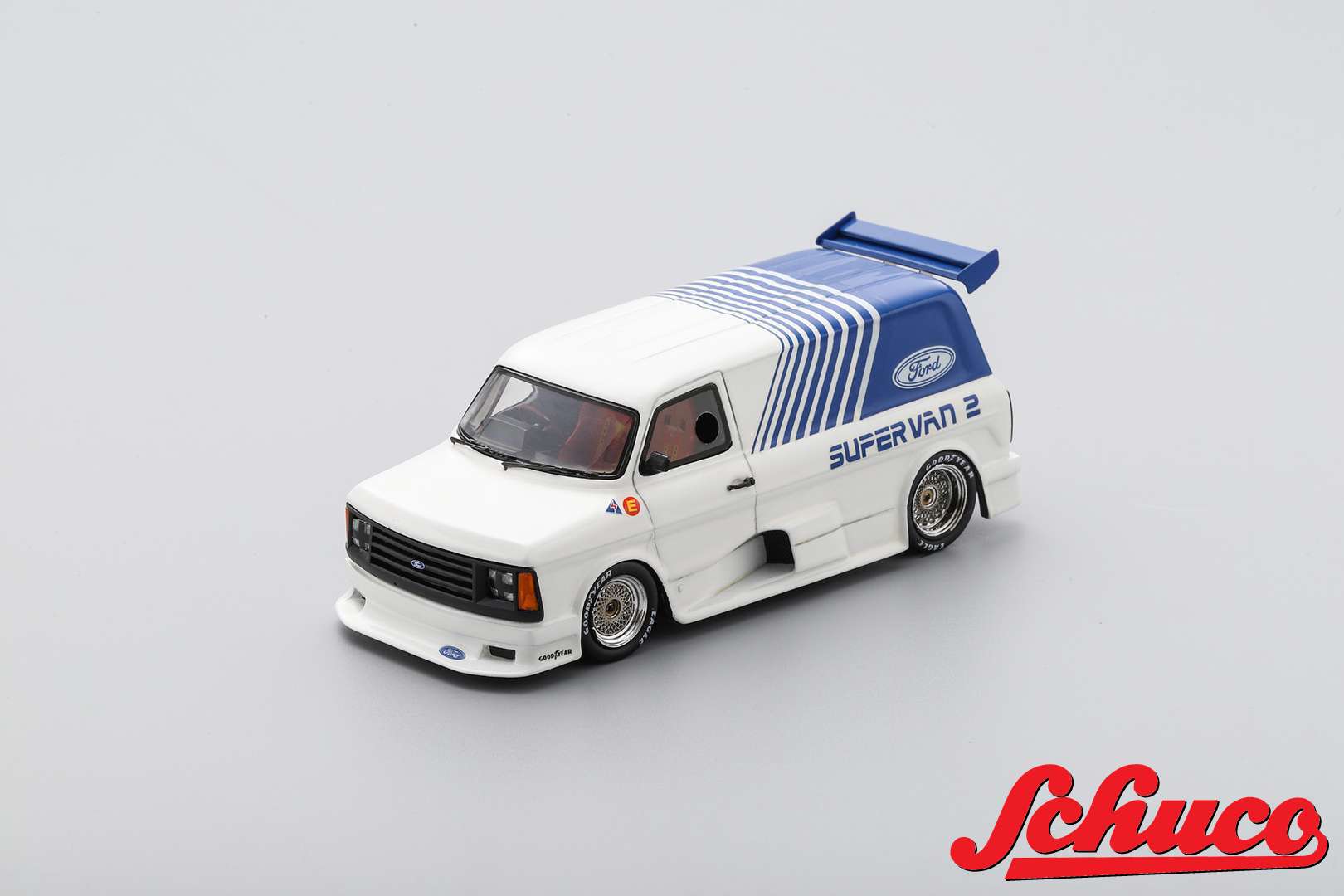 Pre-Order) 1:18 Ford Transit Supervan 2 (1984) -- Schuco