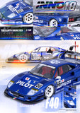 1:18 Ferrari F40 LBWK -- #56 Blue Tokyo Auto Salon 2024 -- INNO18