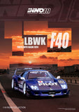 1:18 Ferrari F40 LBWK -- #56 Blue Tokyo Auto Salon 2024 -- INNO18