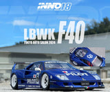 1:18 Ferrari F40 LBWK -- #56 Blue Tokyo Auto Salon 2024 -- INNO18