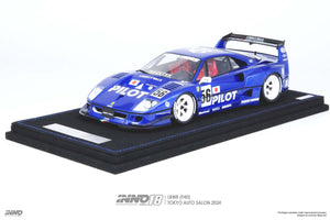 1:18 Ferrari F40 LBWK -- #56 Blue Tokyo Auto Salon 2024 -- INNO18