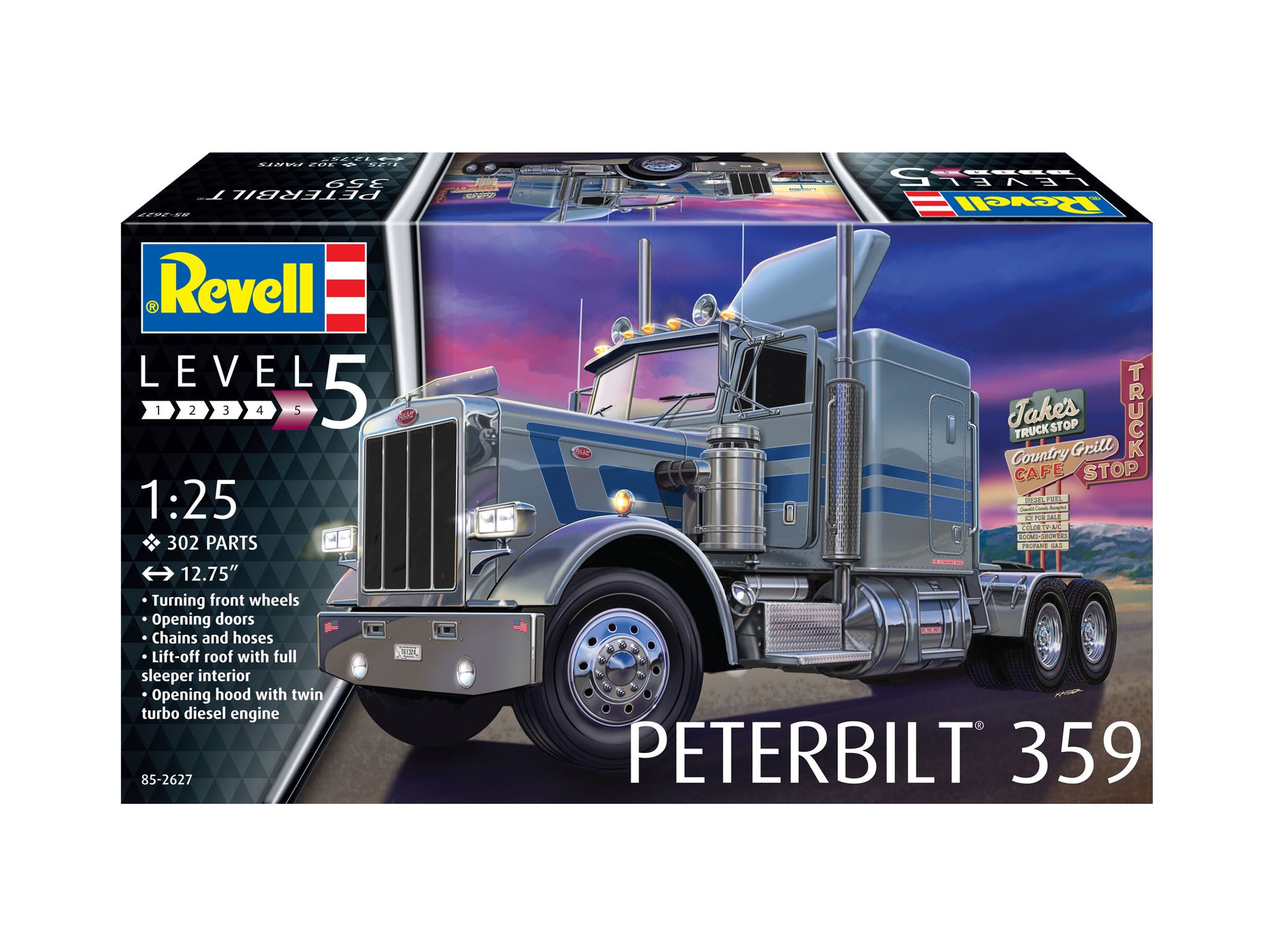 1:25 Peterbilt 359 Truck -- PLASTIC KIT -- Revell 12627
