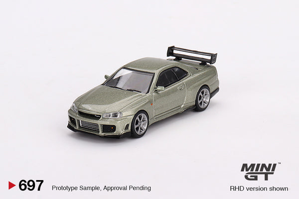 1:64 Nissan Skyline GT-R (R34) Tommykaira R-Z -- Millenium Jade -- Min