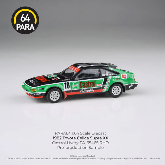 1:64 1984 Toyota Celica XX A60 -- #16 Castrol Livery -- PARA64