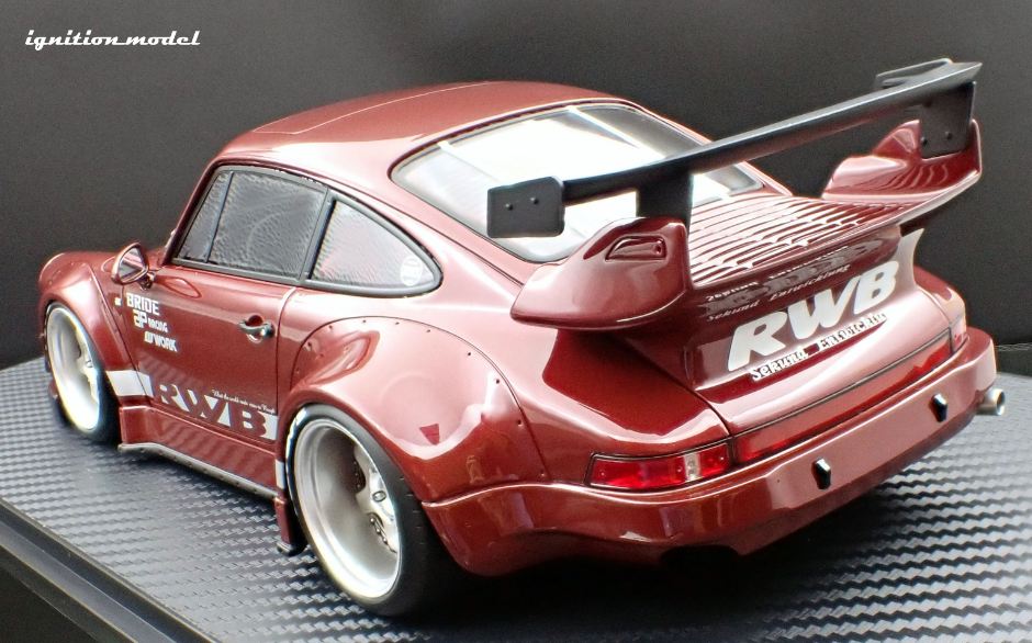 1:18 RWB 930 (Porsche 911) -- Dark Red -- Ignition Model IG3622