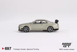 1:64 Nissan Skyline GT-R (R34) Tommykaira R-Z -- Millenium Jade -- Mini GT