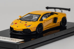 1:64 Lamborghini Aventador Liberty Walk -- Yellow Pikachu -- JEC Models