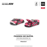 (Pre-Order) 1:64 Toyota Supra (A90) PANDEM -- Formula Drift - Valentina Piaz -- Pop Race