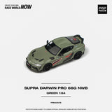 1:64 Toyota Supra GR A90 -- Darwin Pro 66G NWB in Army Green -- Pop Race