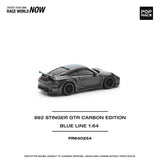 1:64 Porsche 991 (992) Stinger GTR Carbon Edition -- Blue Line -- Pop Race