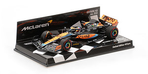 1:43 2023 Oscar Piastri -- Bahrain GP -- McLaren MCL60 -- Minichamps F1