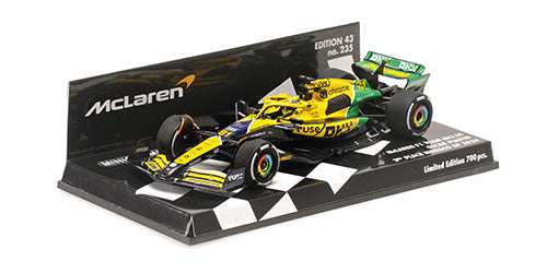 1:43 2024 Oscar Piastri - Monaco (Senna Tribute) -- #81 McLaren -- Minichamps F1
