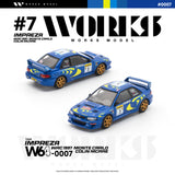 (Pre-Order) 1:64 1997 Monte Carlo Rally -- Colin McRae -- #3 Subaru Impreza WRC -- Works Model