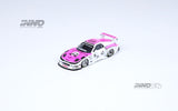 (Pre-Order) 1:64 Mazda RX-7 LB-Super Silhouette -- #42 Pink/White Drift Games 2025 -- INNO64