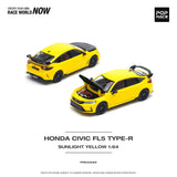 1:64 Honda Civic (FL5) Type R -- Yellow -- Pop Race