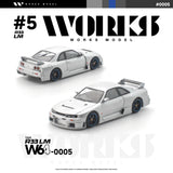 (Pre-Order) 1:64 Nissan Skyline GT-R R33 LM -- Silver -- Works Model