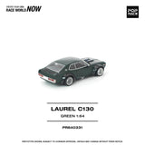 (Pre-Order) 1:64 Nissan Laurel C130 -- Dark Green -- Pop Race