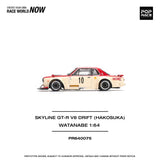 1:64 Nissan Skyline GT-R (KPGC10) Hakosuka V8 -- #10 Red/Cream -- Pop Race