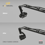 (Pre-Order) 1:64 Toyota Tundra - Movie Camera Car -- Black -- CM-Model