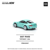 1:64 RWB 997 -- "Tiffany" Blue -- Pop Race Porsche 911