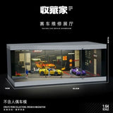 1:64 Diorama – Racing Repair Showroom Miniature Scene -- SCJ 73441C